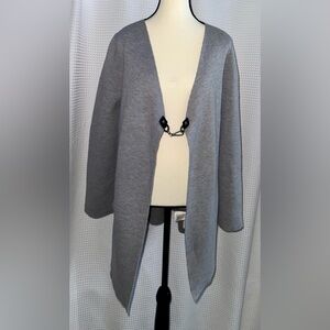 MICHAEL KORS wool blend gray Cardigan size small